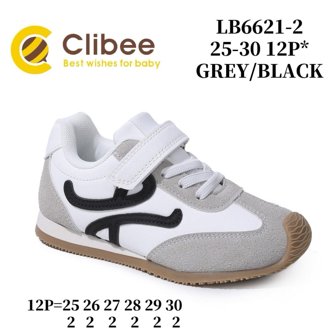 Clibee LB6621 Grey/Black 25-30
