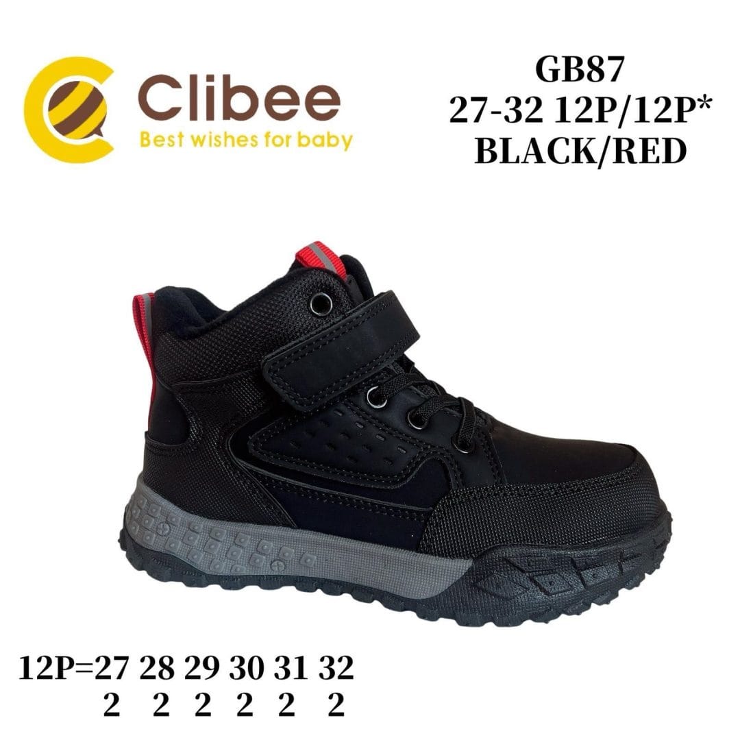 Clibee GB87 Black/Red 27-32