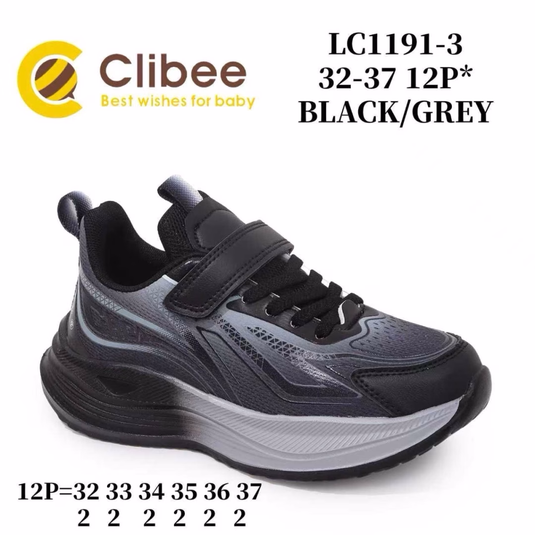 Clibee LC1191 Black/Grey 32-37