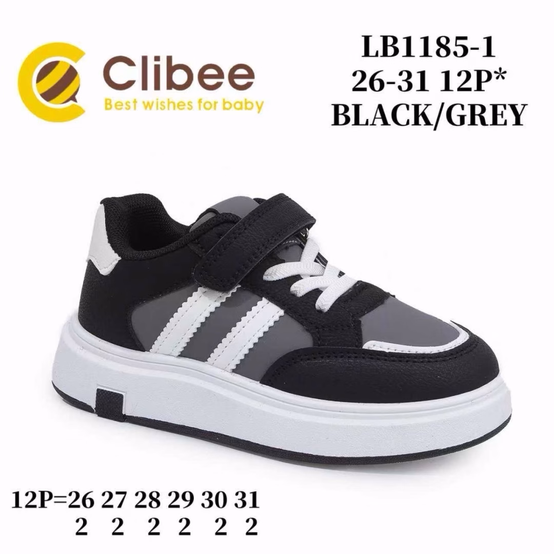 Clibee LB1185 Black/Grey 26-31