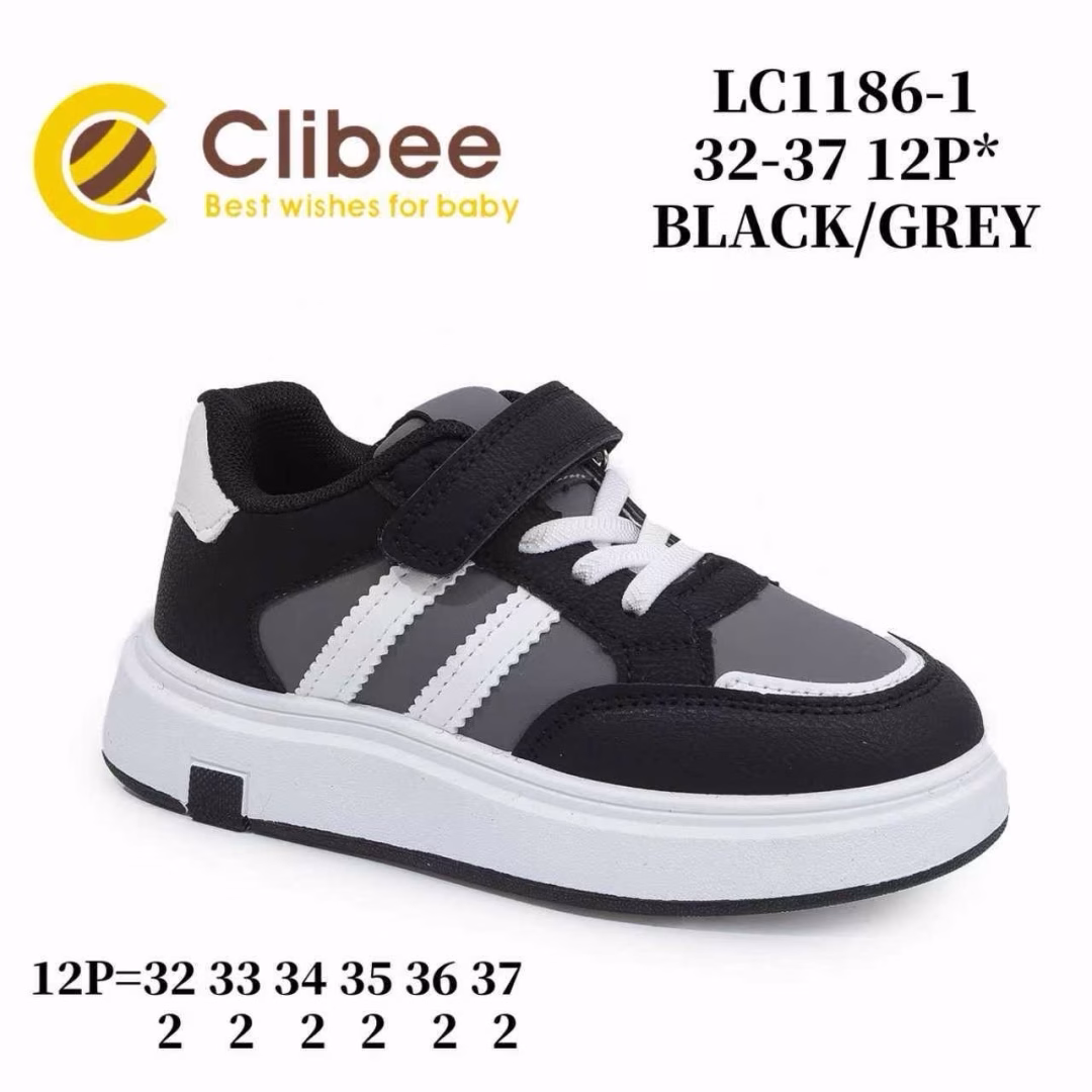 Clibee LC1186 Black/Grey 32-37
