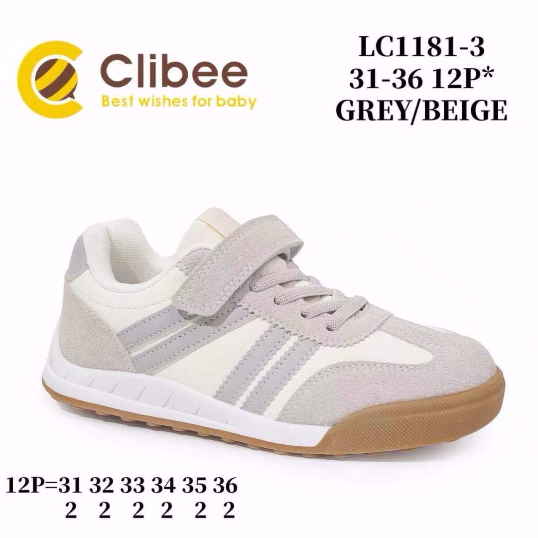Clibee LC1181 Grey/Beige 31-36