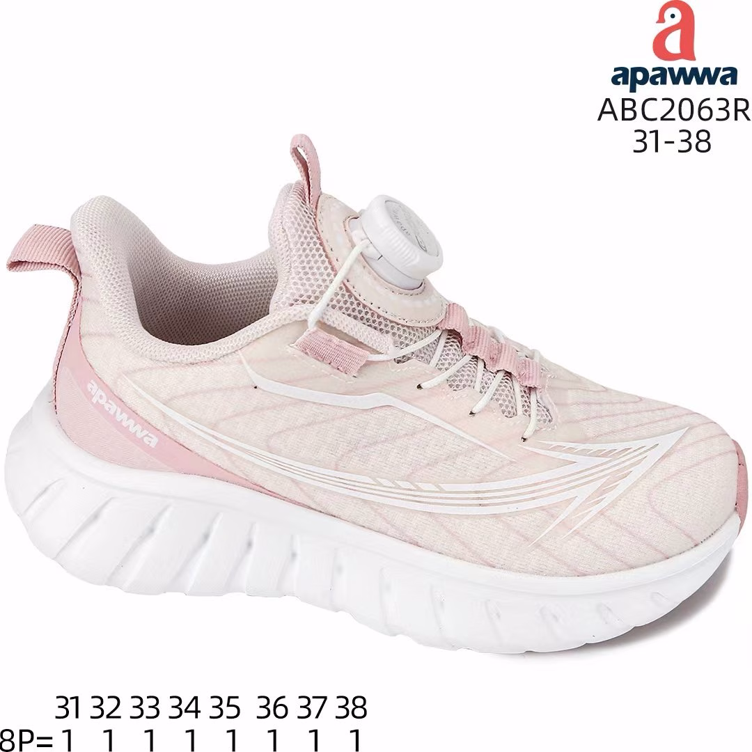 Apawwa ABC2063R Pink/White 31-38