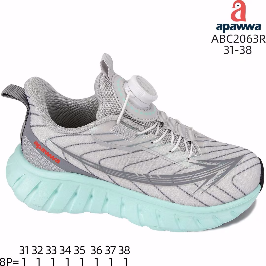 Apawwa ABC2063R Grey/Green 31-38