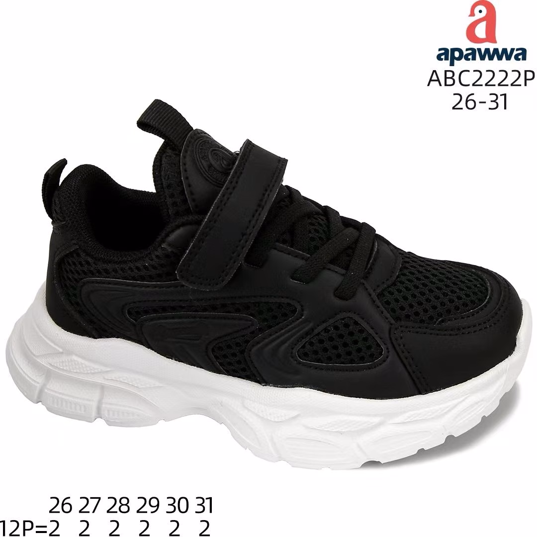 Apawwa ABC2222P Black/White 26-31