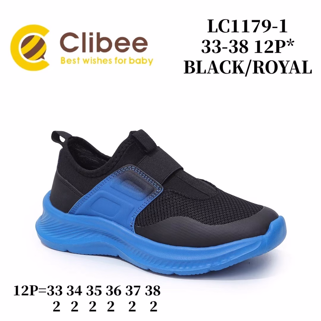 Clibee LC1179 Black/Royal 33-38