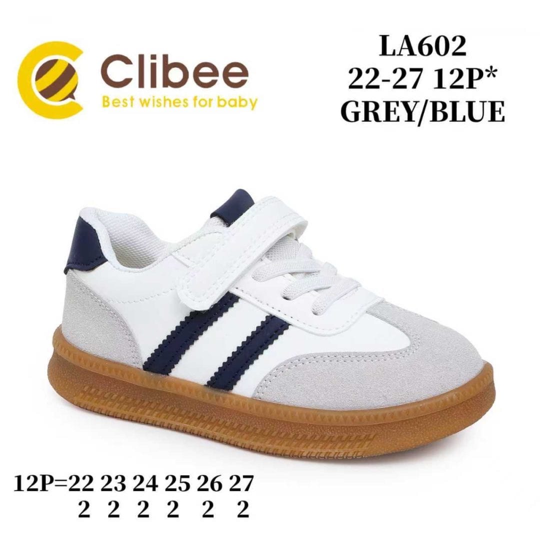 Clibee LA602 Grey/Blue 22-27