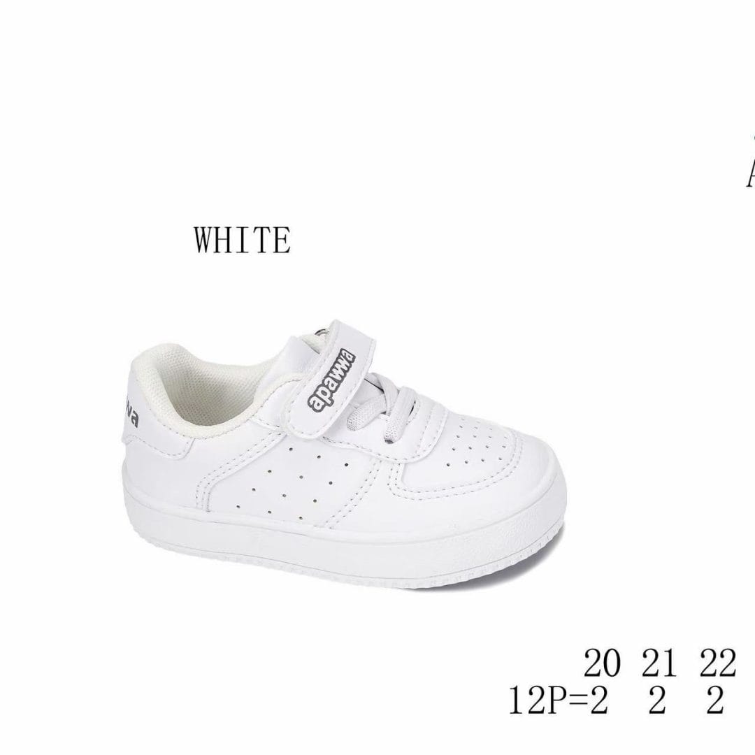 Apawwa ABC2231 White кросівки дитячі оптом розміри 20-25