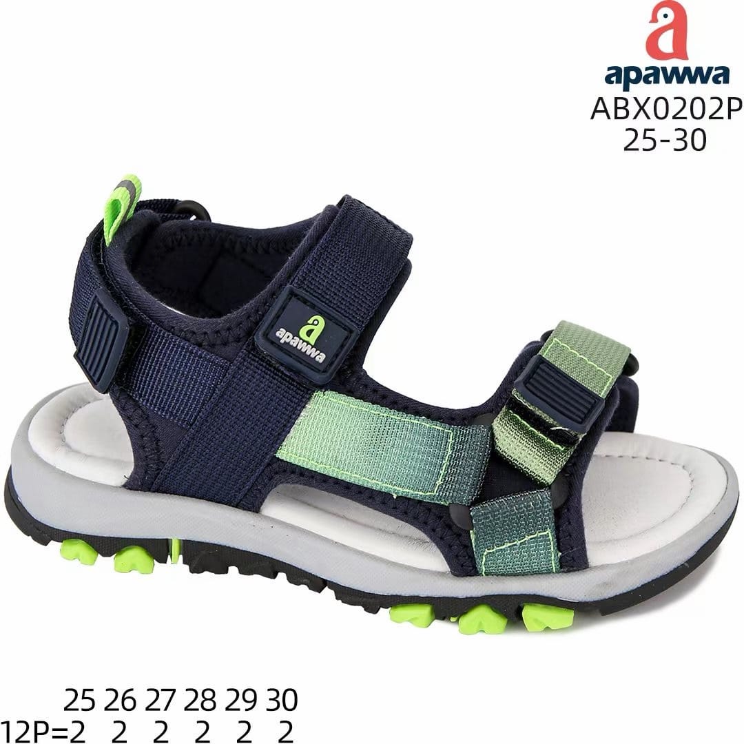 Apawwa ABX0202 Navy/Green 25-30
