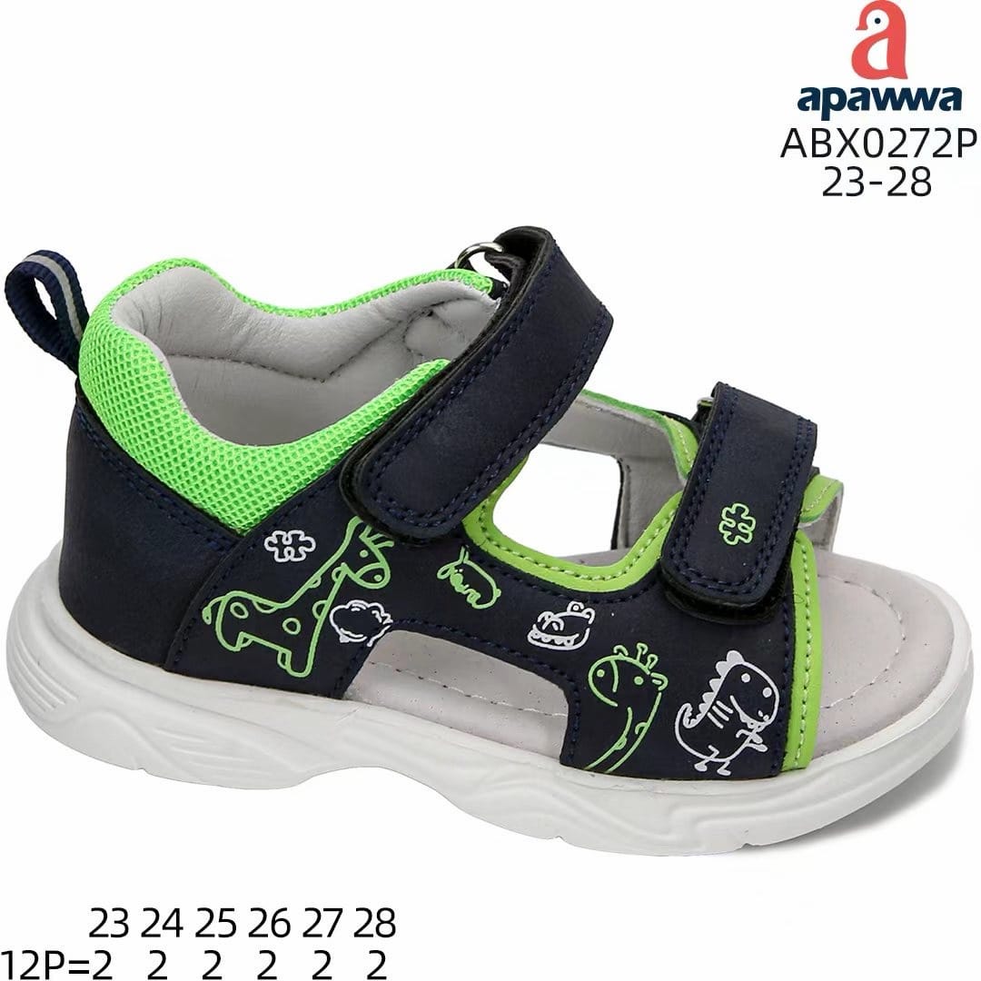 Apawwa ABX0272 Navy/Green 23-28